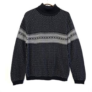 Vintage Cherokee Nordic Fair Isle Turtleneck Sweater